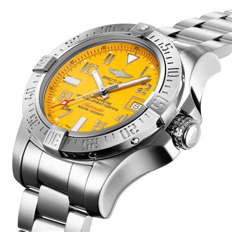 new breitling avenger seawolf titanium|breitling avenger ii seawolf yellow.